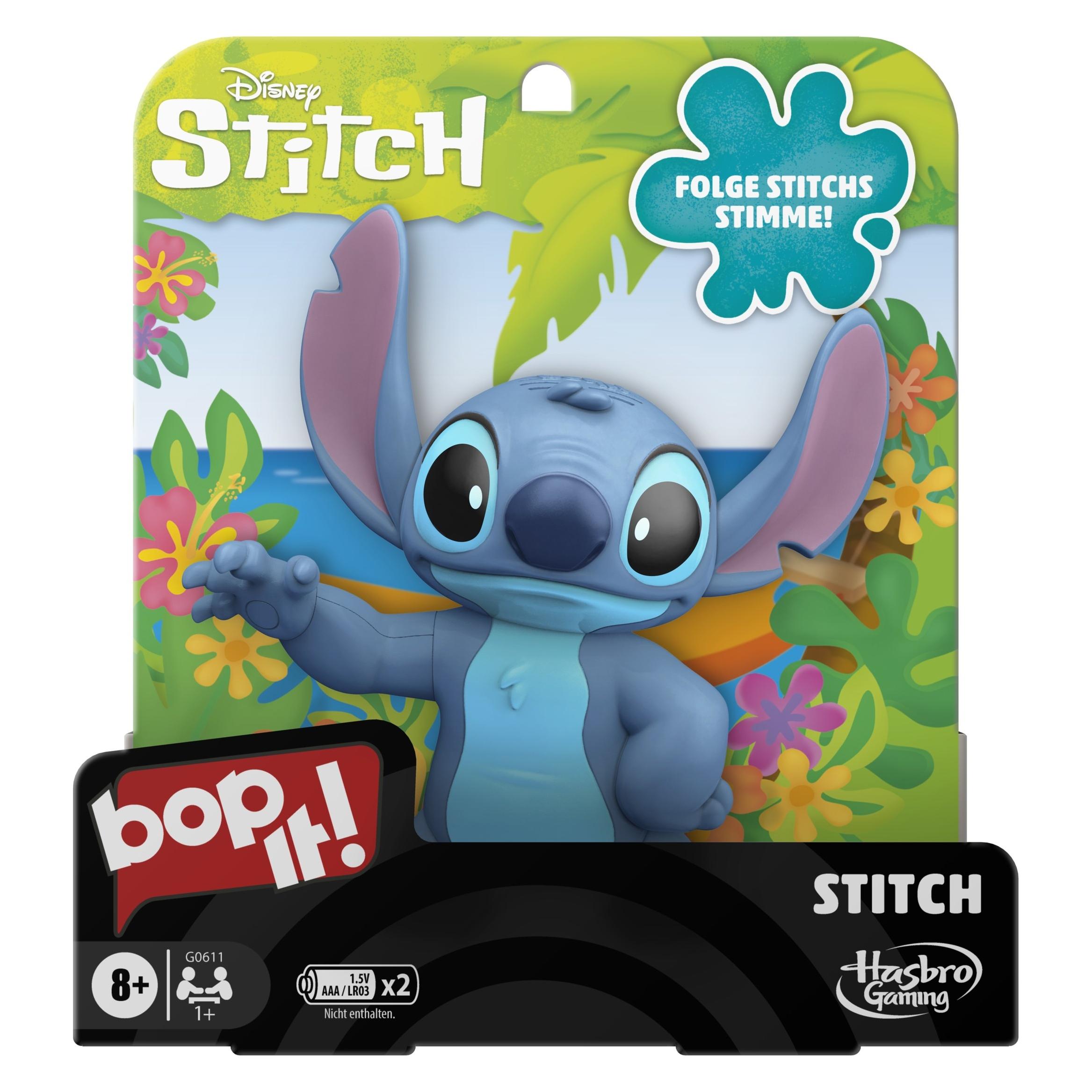 Hasbro Gaming Bop It! Disney Stitch Edition (Englische Ausgabe) (Englisch) (G0611100)