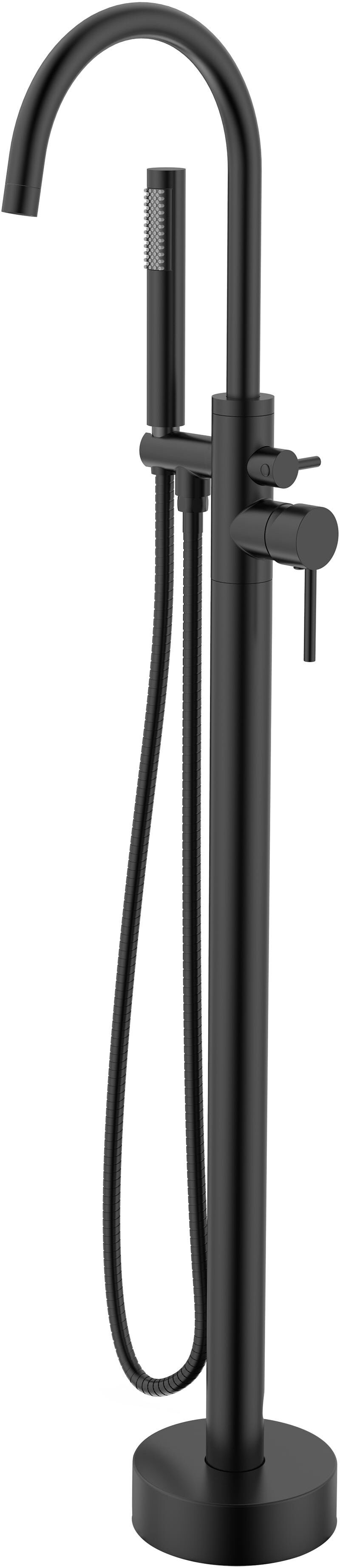 Tecnomat MISCELATORE COLONNA VASCA MARVEL JESS NERO PER VASCA DA BAGNO FREESTANDING