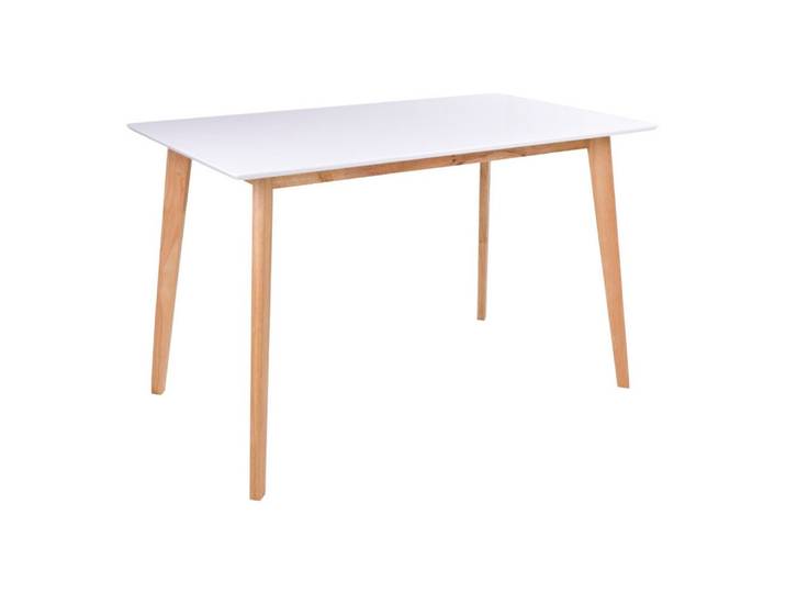 freiraum Esstisch Vojens, in Weiss, MDF - 70x75x120cm (BxHxT)