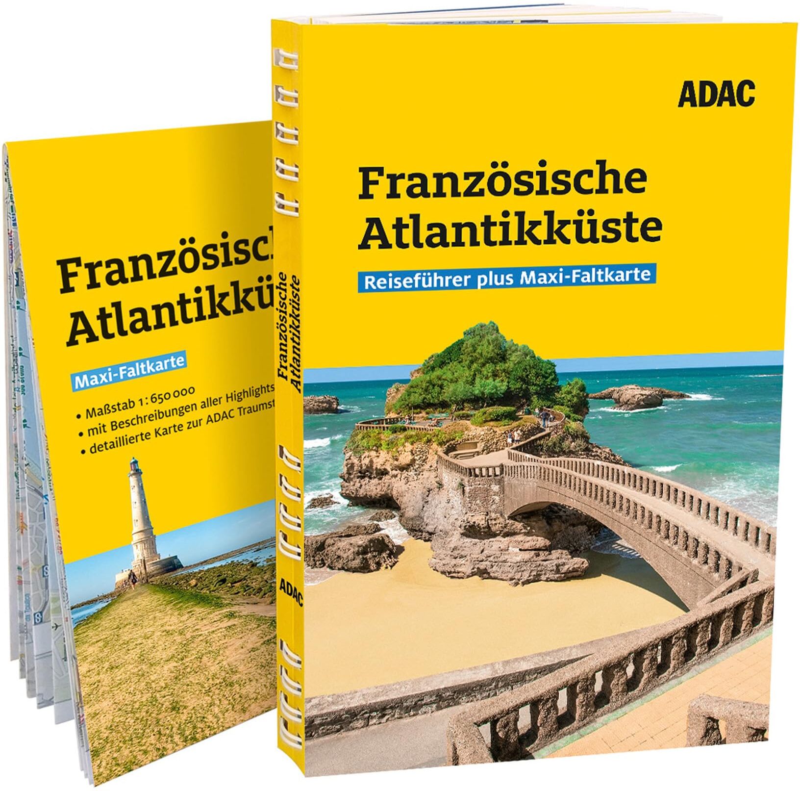 Jonas Fieder - ADAC Reiseführer plus Französische Atlantikküste: Mit Maxi-Faltkarte und praktischer Spiralbindung - Preis vom 10.10.2026 11:48:34 h