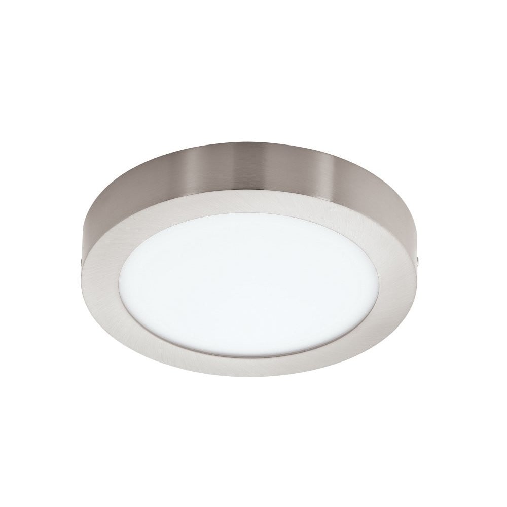 Eglo Fueva-C Round Opbouwlamp, Zilver, Diameter: 30 cm
