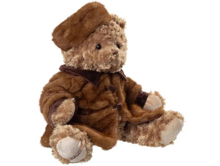 Bukowski Kuscheltier Teddybär Chic Aunty Ala 50 cm braun sitzend Plüschtier Stoffteddybär