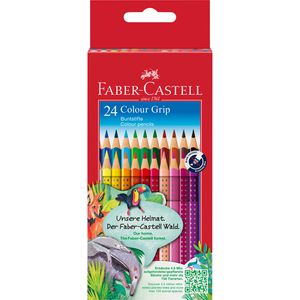 Faber-Castell Colour Grip 2001 112424 24 Buntstift, 24 Stück