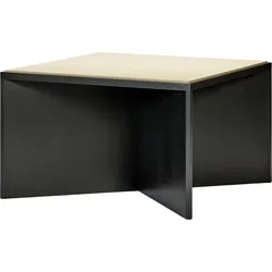 Kubé Tisch 124 cm, schwarz-beige