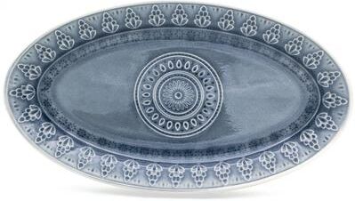 "Euro Ceramica Fez 14.5"" Oval Platter"