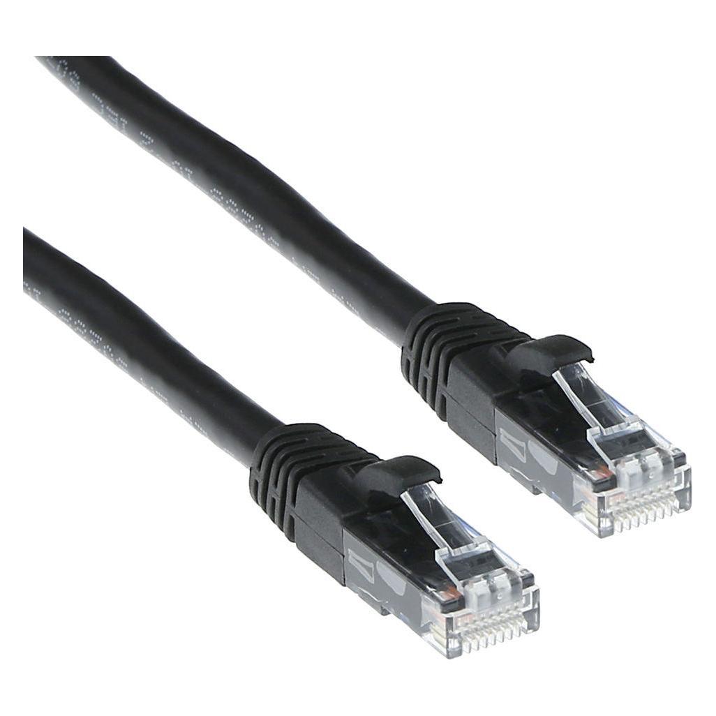ACT IB2952 0.25m Cat6a U/UTP (UTP) Schwarz Netzwerkkabel (U/UTP, CAT6a, 0.25 m) (IB2952)