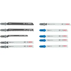 Bosch Stichsägeblatt Set Wood and Metal Basic, 10-tlg. - 2607012071