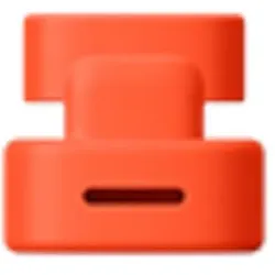 Logitech Intense Sorbet Cap, Stylus Zubehör, Grau, Orange