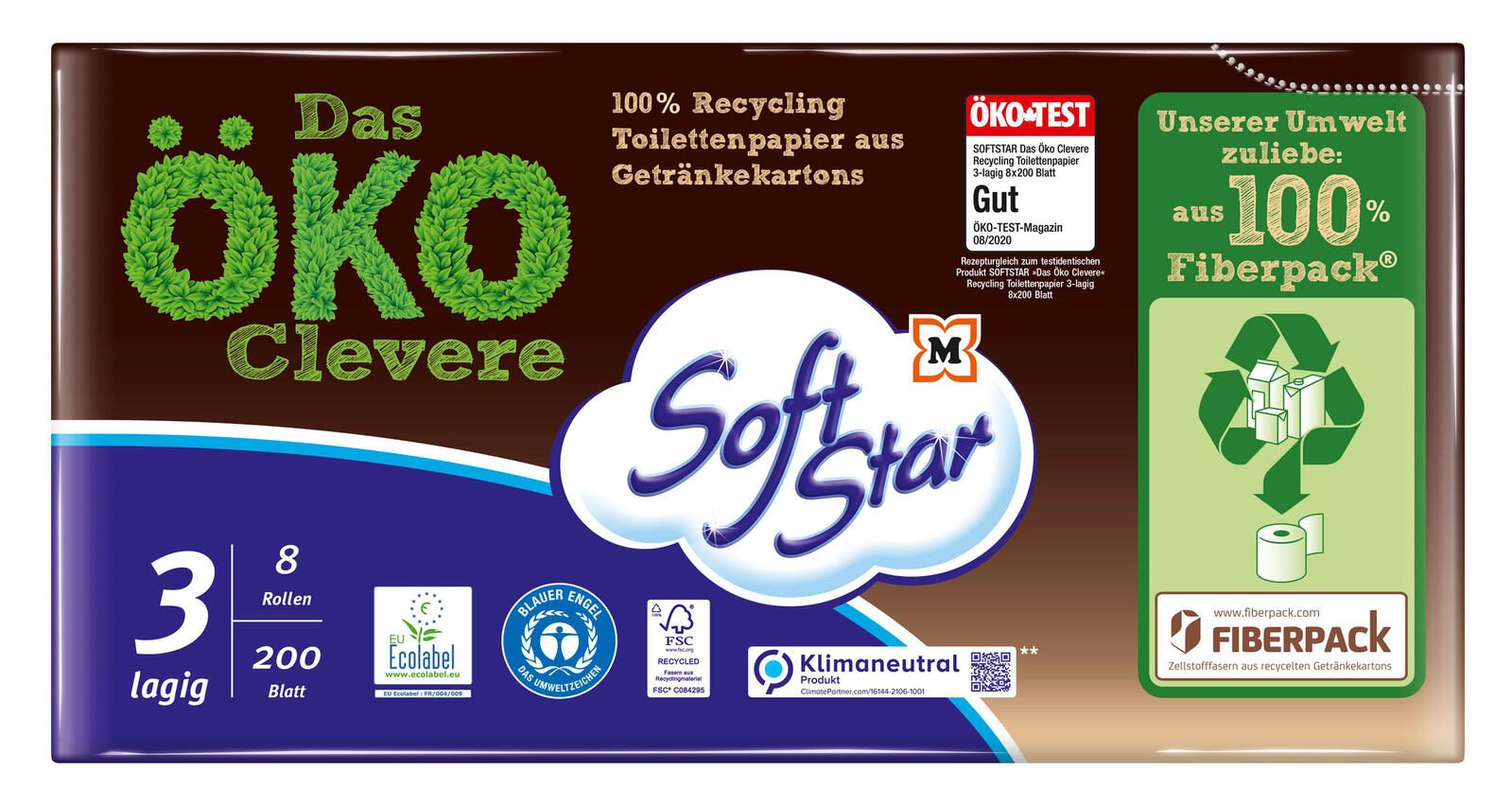 Soft Star Toilettenpapier 3-lagig 2818342