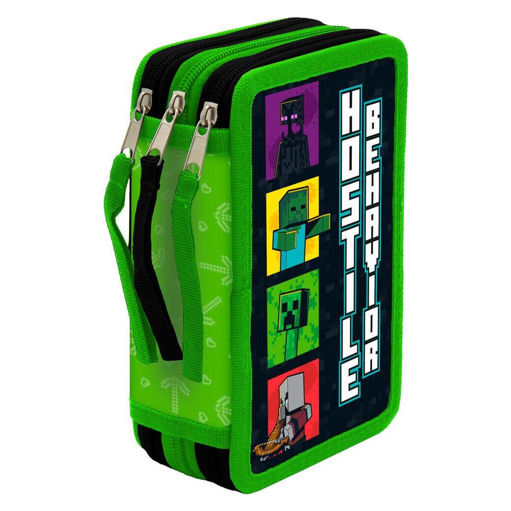 CyP Brands Minecraf 3-teiliges Federmäppchen 39 Stück (72083481)