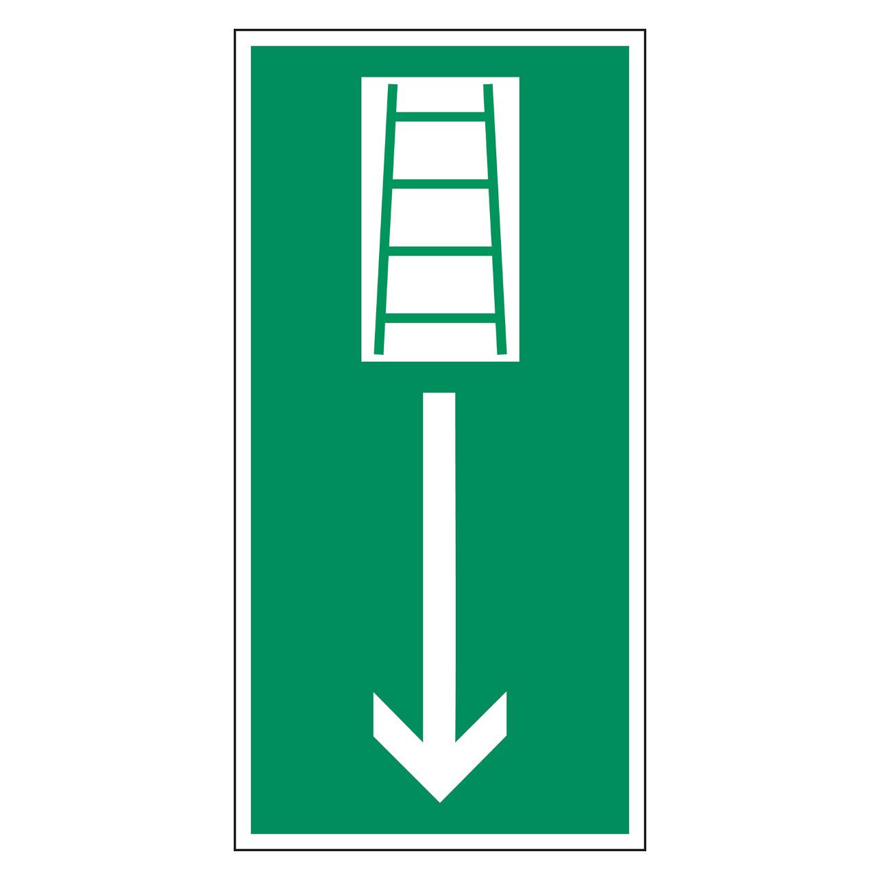 Brady PIC 291-148X297-B7541, Fluchtwegkennzeichnung - Rettungsleiter (251336)