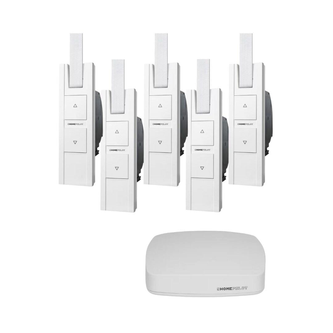 Homepilot Starter Set Smarte Beschattung . 5 Gurtwickler RolloTron Pure smart