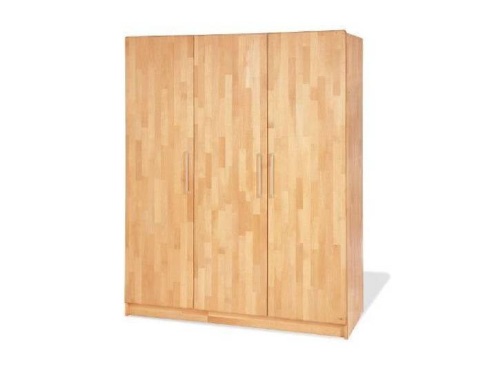 Armoire enfant - PINOLINO - Natura - 3 portes - Bois massif huilé