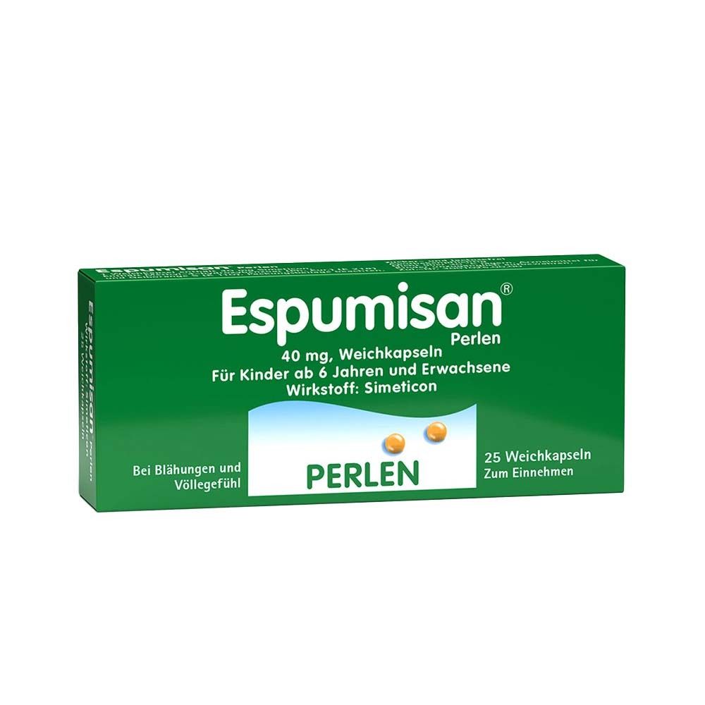 Espumisan Perlen 40 mg Weichkapseln 25 St