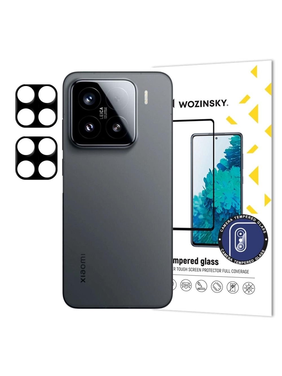 Wozinsky Full Camera Glass Tempered Glass for Xiaomi Redmi Note 14S 2-Pack