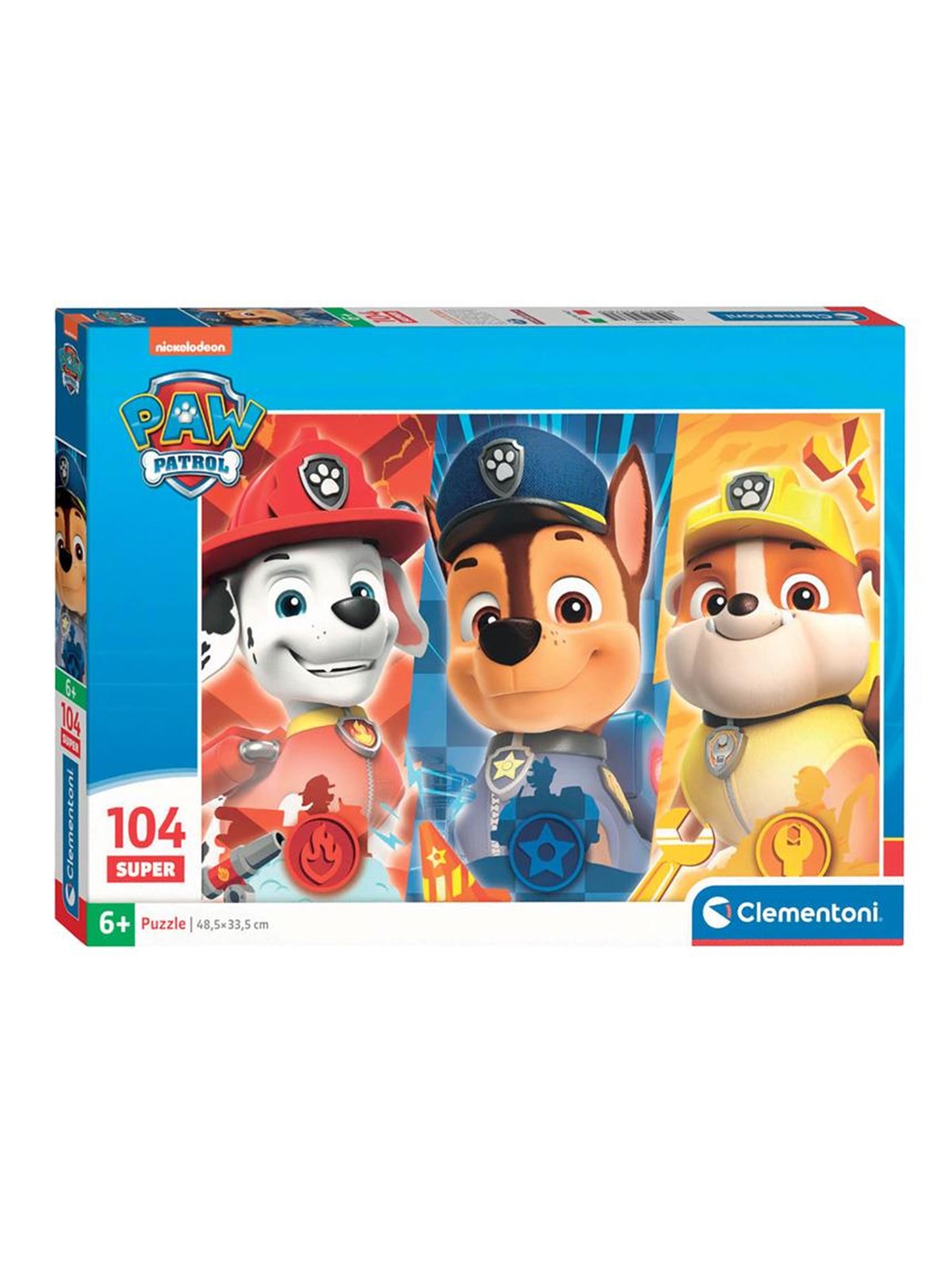 Clementoni Puzzle Super Paw Patrol, 104-teilig 2D Puzzles