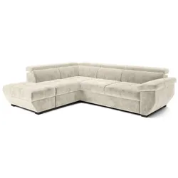COTTA Ecksofa mit Funktion Speedway Stoff Nature