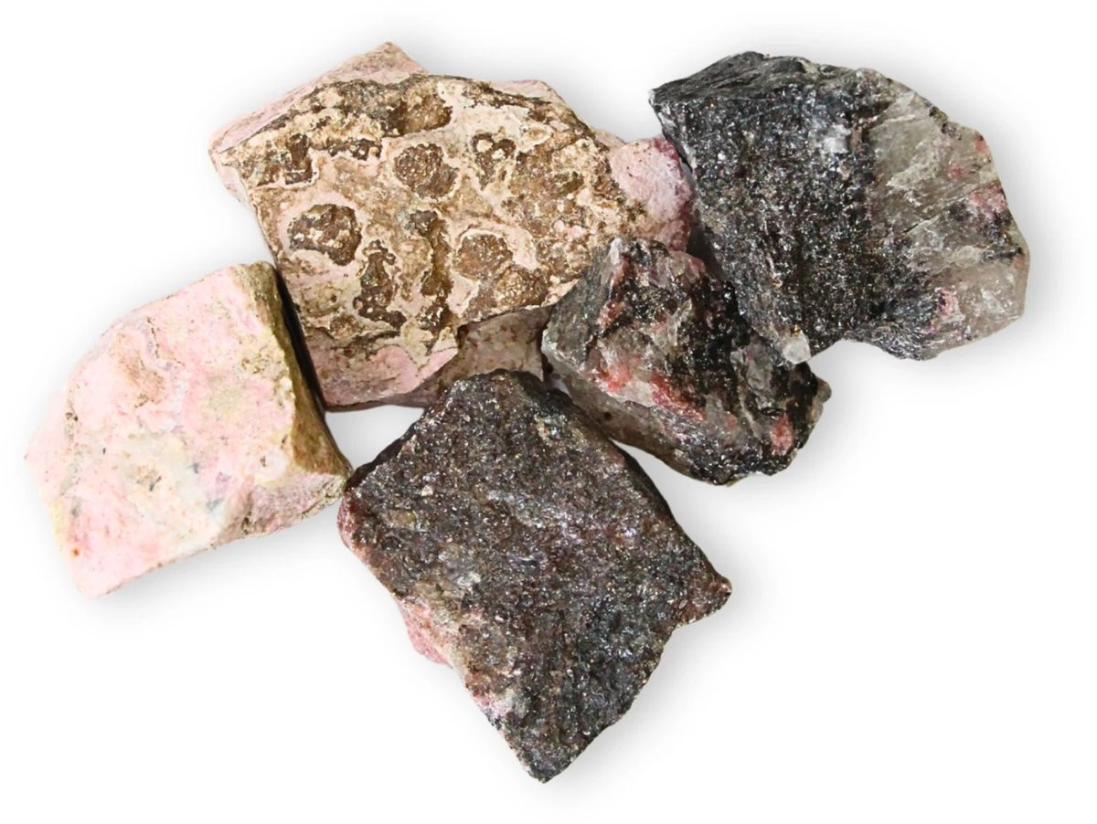 Rhodoniet ruwe brokjes 250 g