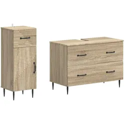 vidaXL, Badezimmerschrank, Badezimmerschrank