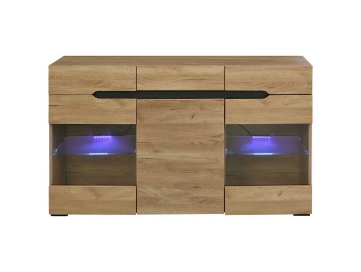 SIDEBOARD mit LED-Beleuchtung und Kabelführung, 140/35/35 cm