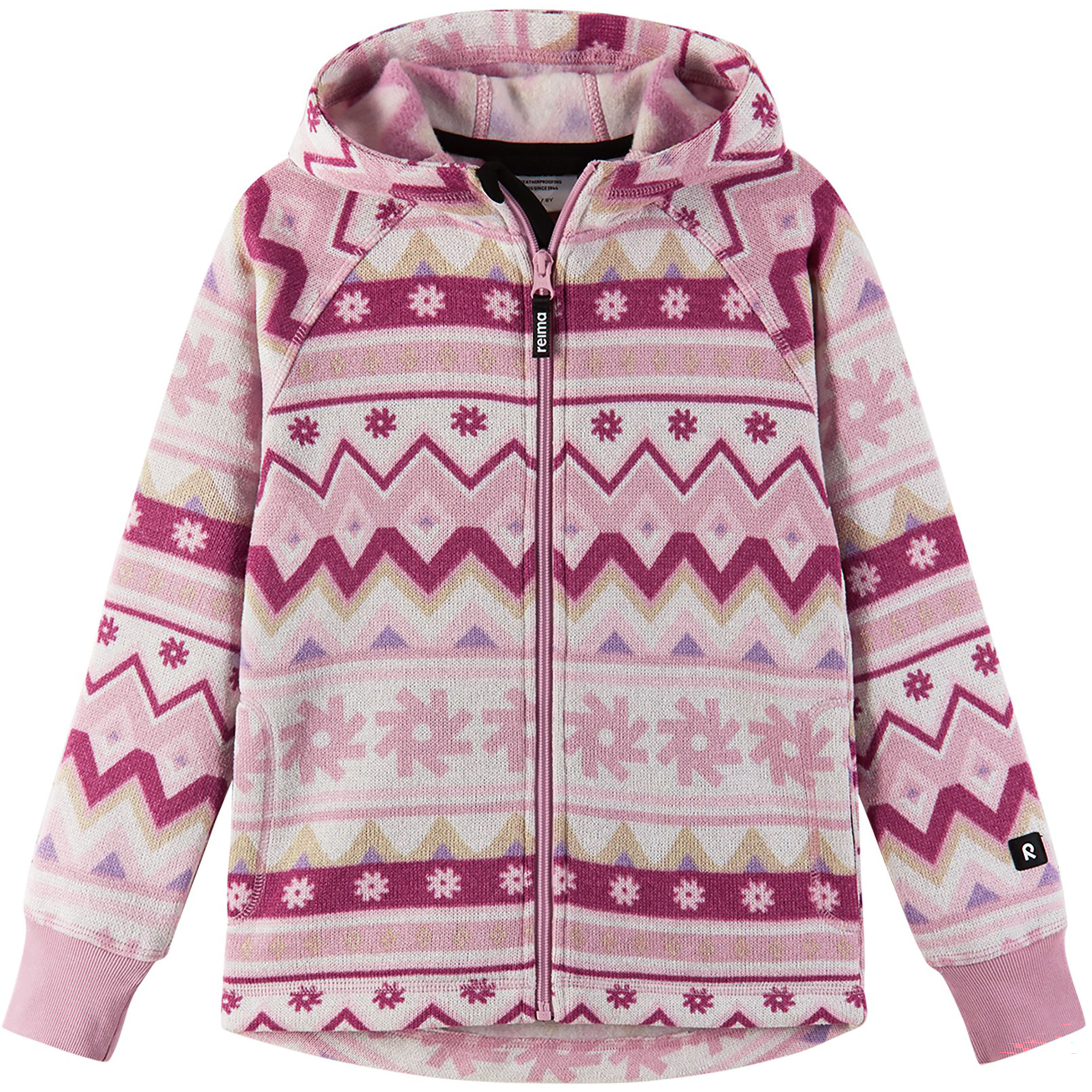 reima Northern Fleece Kinder Fleecejacke rosa Größe 152 Lifestyle Elastisch