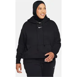 NIKE Sportswear Phoenix Fleece Oversized Hoodie Damen 010 - black/sail XXL