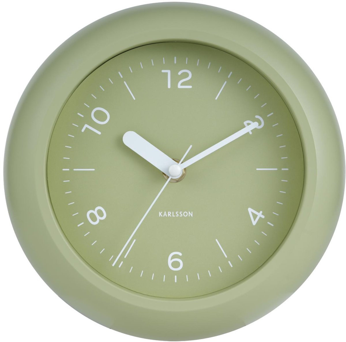 Karlsson Wandklok Slope - Theegroen - Ø20cm - Scandinavisch design