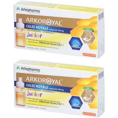 Arkopharma Arkoroyal Junior Gelée Royale entspricht 700 mg x2 2x10 ml Durchstechflaschen