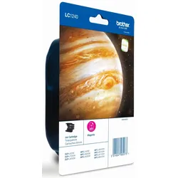 Tintenpatrone Brother LC1240M magenta Packung mit 5 Stück