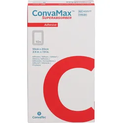 Convamax Superabsorber Adhäsiv 10x20 cm 10 ST
