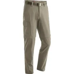 MAIER SPORTS Herren Hose Torid slim zip He-Zip Off Hose el., Größe 46 in Braun Braun