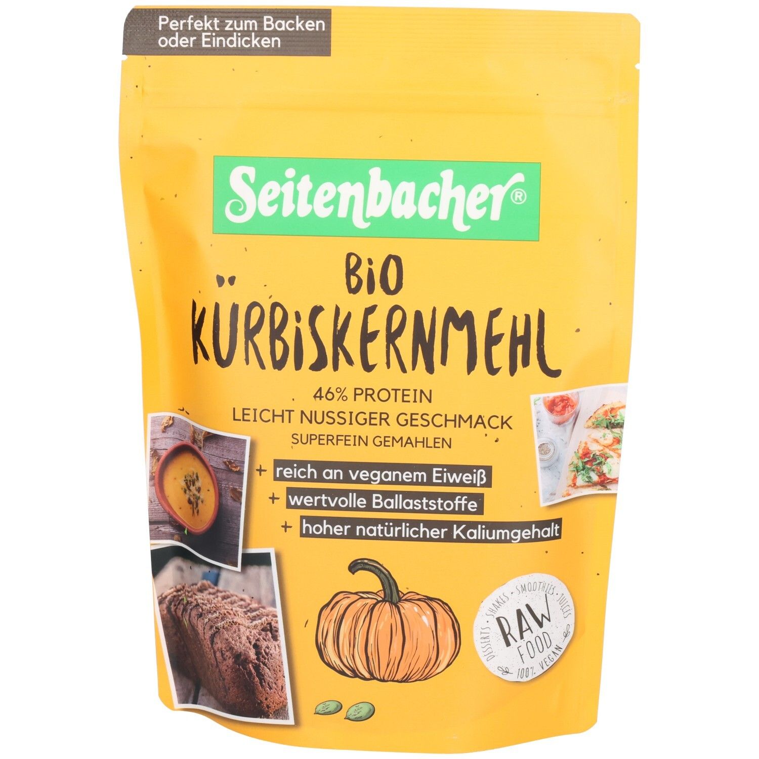 Seitenbacher Bio Kürbiskernmehl 330 g Pulver