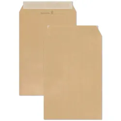 Clairefontaine 500x Versandtaschen haftklebend Kraft 120x176mm/B6 90g - Braun 7731C
