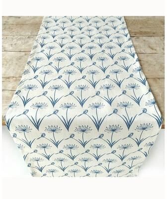French Home Botanical Sugarbird Runner - Sky