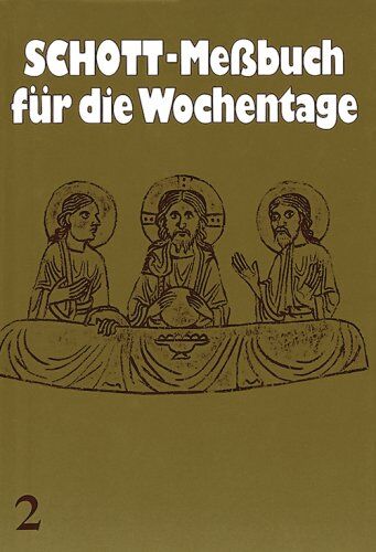 Schott - Schott-Messbuch für die Wochentage. Teil II: 14. bis 34. Woche im Jahreskreis. Originaltexte der authent. dt Ausgabe des Meßbuches u. des Lektionars: ... Ausgabe des Meßbuchs und des Meßlektionars - Preis vom 05.10.2026 03:47:11 h