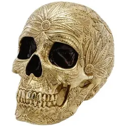 Chaks Schädel: Barock Gold