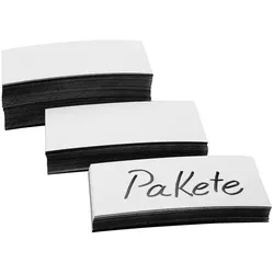 magnetoplan Magnetetiketten weiß 100x20x0,6mm 100St