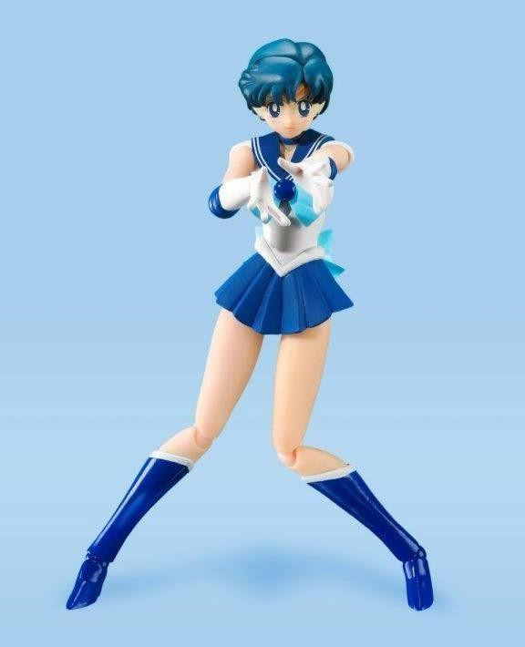 Bandai S.H. Figuarts Sailor Moon Sailor Mercury actiefiguur animatiekleurversie 14 cm