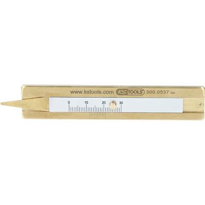 Ks Tools Reifenprofil-Tiefenmesser 0 - 30 mm [Hersteller-Nr. 300.0537]