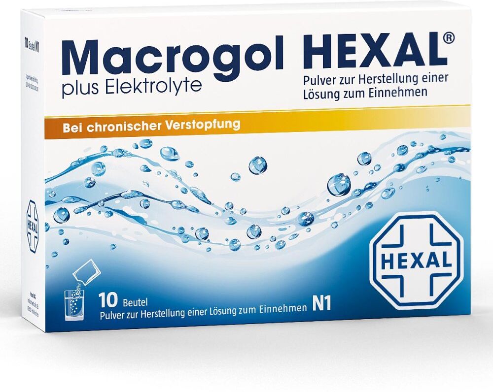 Macrogol HEXAL® plus Elektrolyte 10stk