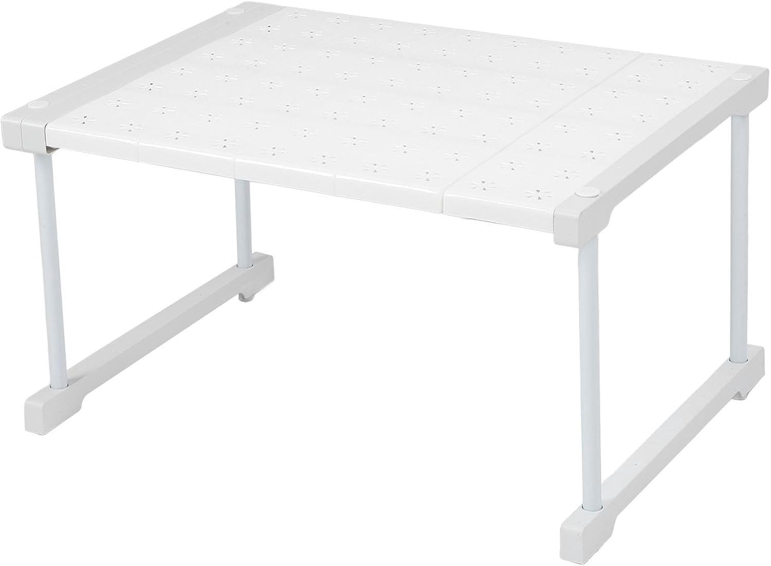 Verstelbare opbergplank van koolstofstaal voor de keuken of badkamer, Lengte: 67-88 cm
