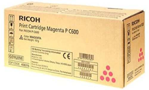 Ricoh type P C600 toner 408316 magenta