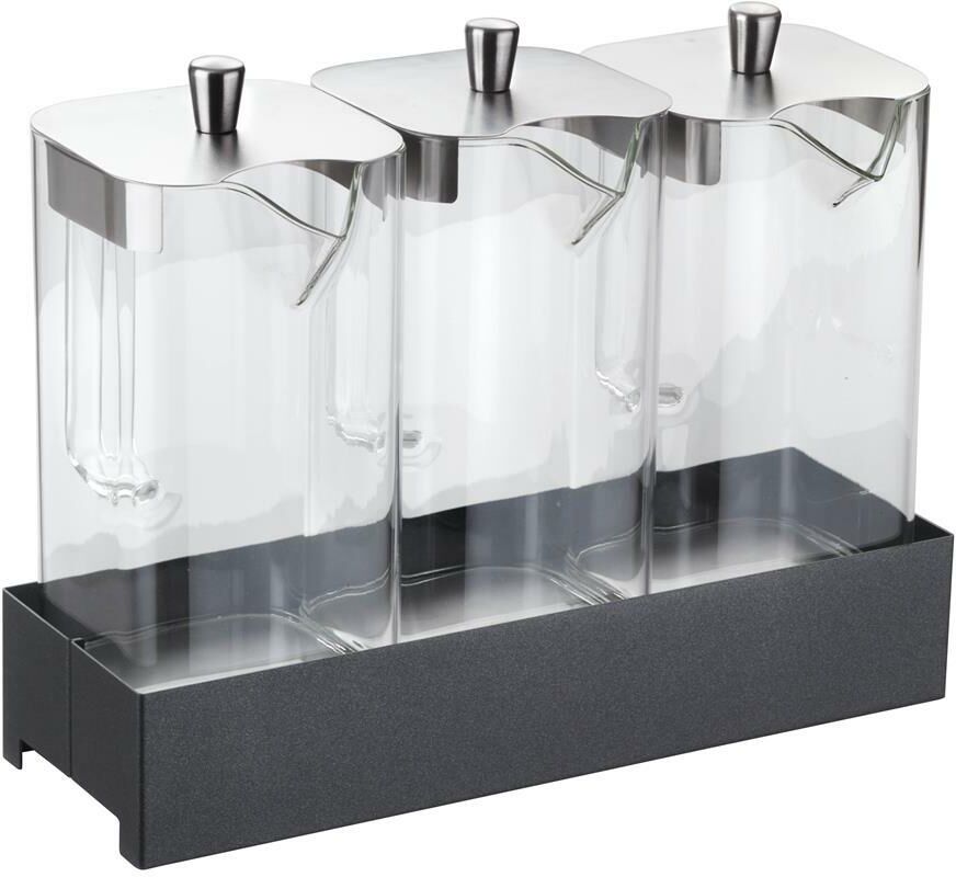 Pintinox Distributore Cereali/Succhi 39 x 12,8 cm Carbone