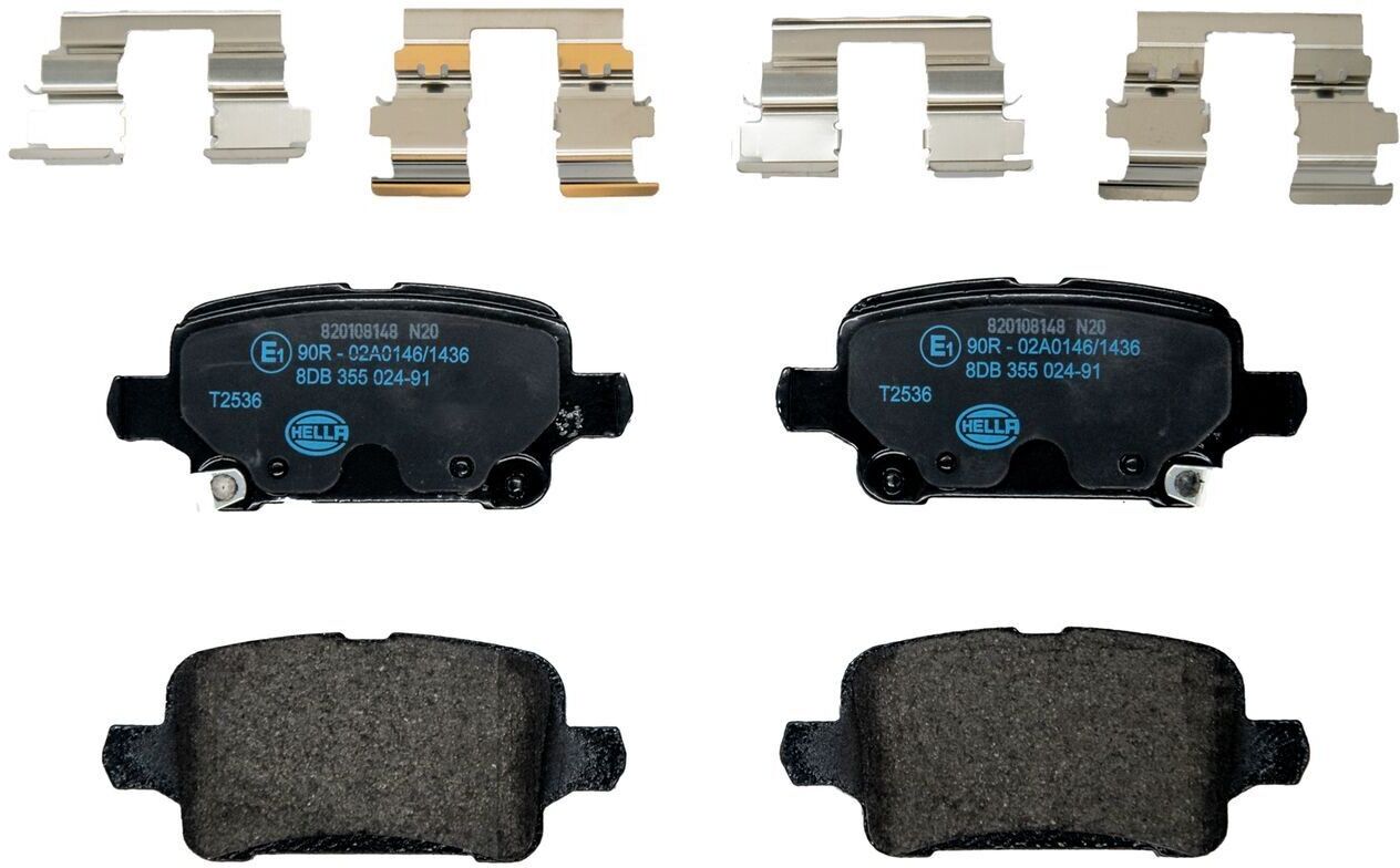 HELLA 8DB 355 024-911 Brake pad set