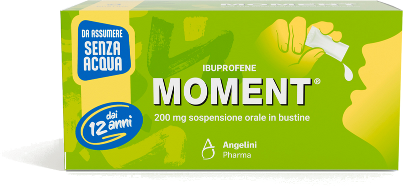 Angelini Pharma Italia Moment-200 Sospensione Orale 8 Bustine
