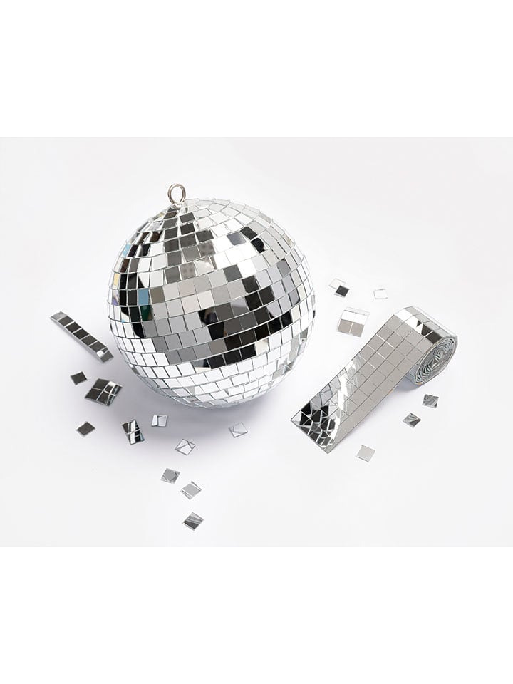 folia PAPER Spiegelfliesenrolle in Silber - onesize