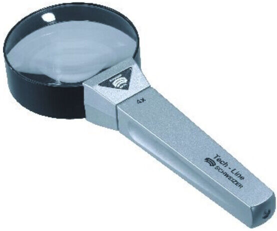 Loupe à main Tech-Line grossissement x 4 D. lentille 65 mm SCHWEIZER (09804)