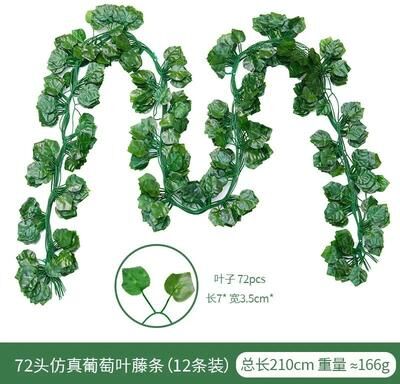Inspired Living Lifelike Artificial Ivy Garland For Home, Wedding And Wall Decor 6pcs c