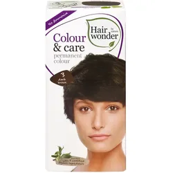 100ml Hairwonder Colour & Care permanent colour 3 dark brown