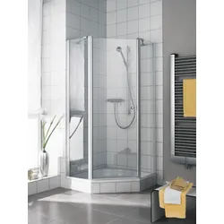 Kermi Duschdesign IBIZA 2000 Fünfeck-Duschkabine Silber Mattglanz, Höhe 1850 mm, Wanneneinbaumaß 785-810 mm

Die Fünfeck-Duschkabine der Serie IBIZA 2000 von Kermi Duschdesign zeichnet sich durch eine robuste Konstruktion und hochwertige Materialien aus.